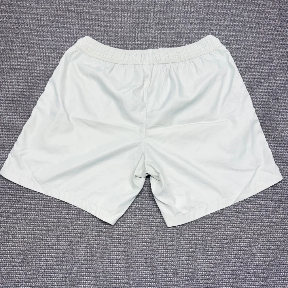 Topman Mens Swim Shorts Sage Green Side Stripe Drawstring Trunks‎ Size S/M